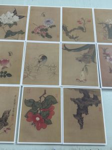 Tranh Hoa Chim Cỡ Lớn Phong Cách Cổ Điển Trung Quốc Cao Cấp Chén Hồng Nhữ Tranh Trang Trí Nhà Tranh Trung Tính Không Khung