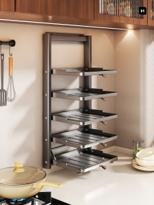 evesigar | Foldable Multi-layer Wall Mounted Prep Shelf