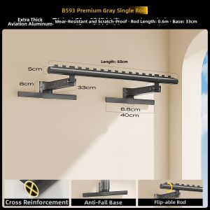 MINGZHI | Foldable Wall Mounted Clothes Drying Rack
