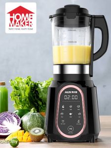 AUX HX-PB9215 HIGH POWER HIGH-SPEED 8-point Blade BPA-Free High Borosilicate Glass Blender with Heating System