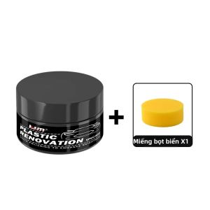 Kem Làm Mới Xe Hơi KJM Deep Black Gloss 60G Phục Hồi Bề Mặt Ngoài & Trong Lốp Xe Cao Su & Các Bộ Phận Nhựa