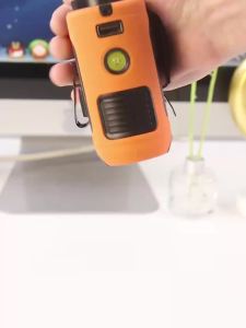 10000mAh Portable Outdoor Waist Fan Hanging Neck Strong Wind with Digital Display LED Lighting for Sports Outdoor Working