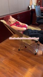 เก้าอี้แคมป์ปิ้ง  เก้าอี้สนาม พับได้ พนักพิงสูง ปรับได้ 3 ระดับแบบพกพา ปิคนิค แถมถุงเก็บ รับน้ำหนัก 300KG