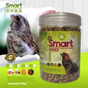 SMART FINCH - 500G - PAKAN BURUNG BERKICAU BLACKTROAT SANGER MOZAMBIK