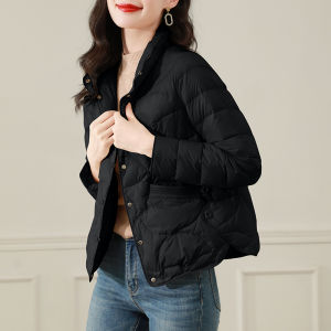 NVSHENJI | Lightweight Short White Duck Down Jacket Womens Fashionable Autumn Winter New Style Thin Elegant Small Size Commuter Style