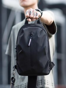 Túi Đeo Chéo Nam Oxford Street Trend Túi Đeo Vai Đơn Giản Chống Thấm Nước Túi Du Lịch Nhỏ Túi Đeo Ngực Đa Chức Năng