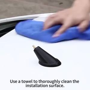 Car Shark Fin AntennaCar AM/FM Radio Signal Roof Aerial Decoration Antenna Cover Design For All Automobiles Aerials Auto Exterior Styling Replacement Parts