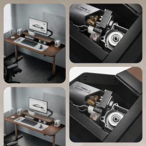 Brateck | Dual Motor Wooden Smart Height Adjustable Study Desk