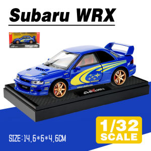 LEO 1:32 Subaru Impreza Rally Edition Diecast Model Car Alloy Cars Toys Collection Gift For Kids Boy Girl