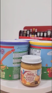 [HSD: 07/2027] Hũ ăn dặm HEINZ [Mix nhiều vị: Bí Đỏ Khoai Tây & Bò Nghiền Lê Táo]