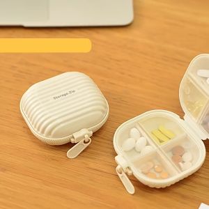 Kotak Obat Mini 7-Hari Tempat Penyimpanan Obat Wadah Obat Obatan Pill Box Medicine Travel Case