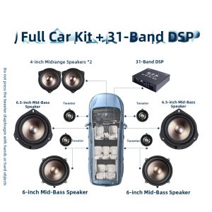 DONGLIGU | Upgrade Car Speaker System with Midrange and Bass