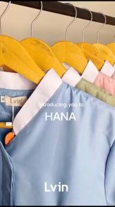 Lvin Baju Seragam suster Hana Series / nanny uniform/seragam klinik / baju jaga oka / Seragam perawat / Smart Fit