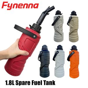 1.8L Jerrycan Motorcycle Bumper Mounted Spare Gas Can Fuel Tank Water Bucket Oil Canister Suitable for Cup Holder Installation