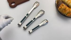 7/9/11Inch Anti-Slip 304Stainless Steel Kitchen Food Tongs Bread Seng Clip Barbecue Cooking Accessories