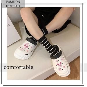 Sheii ราคาถูก รองเท้าแฟชั่นหัวโต พื้นนิ่มใส่สบายมาก กันลื่นแน่น แถมตัวการ์ตูนติดสุดน่ารัก แมทช์ลุคไหนก็โซคิ้วท์ ไม่ตำพลาดน้าาา