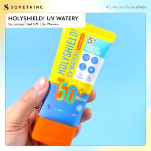 Somethinc Holiyshield UV Watery Suncreen Gel SP 50+ PA++++ Sunscreen Sensasi Salju
