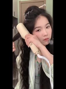 MinHuang | Hair Wavy Curling Iron 32mm Big Wave Deep Wavy Splint Egg Rolls Hair Curler Crimping Iron Styler Wand for All Hair Styling Tools
