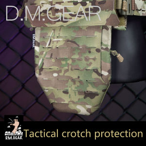 DMGear Tactical Pleated Airsoft Vest Crotch Groin Protection Hunting Gear Accessory Airsoft Men Molle Body Armor Bag Equipment
