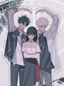 อะคริลิกอนิเมะ ไทม์เอเจนท์ เฉิงเสี่ยว ชั้นวางตั้งโต๊ะ การ์ตูน รูปแบบตั้งโต๊ะ ของตกแต่งขนาดเล็ก ของสะสม