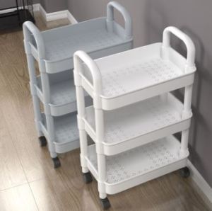 [CHỈ DUY NHẤT 25-29.3] Kệ xe đẩy YTC  3 4  tầng để phòng tắm kệ lưu trữ đồ ăn nhanh nhà bếp có bánh xe tiện lợi