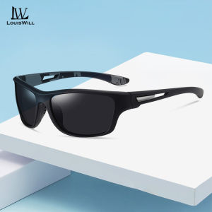 LouisWill Polarized Sunglasses Men Outdoor Sports Glasses UV400 Lightweight Clean Vision Cycling Riding Running Glasses for Men Women
