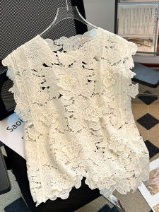 AIYITI | Summer New Irregular Lace Hollow Out Plus Size Women Vest