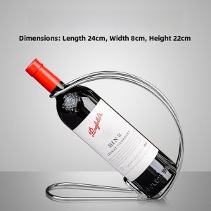 Elegant Wine Bottle Holder Home Decorative Item Premium Quality Wine Rack Stand Synthetic Material Designed to Display And Store Wine
