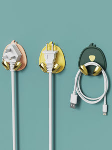 Kitchen Appliance Cable Organizer Adhesive Hook No Drilling Required Powerful Glue for Cord Storage Strong Load Bearing