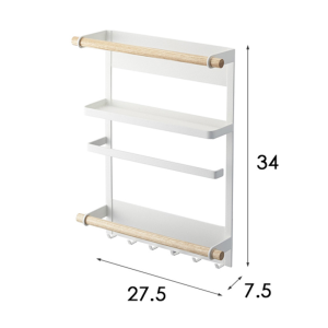 Kitchen Paper Towel Holder Rack Nordic Style Storage Organizer for Kitchen Roll Paper Towels Napkins Plastic Storage Shelf