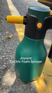 Joysync 2L Large-Capacity Electric Car Wash Foam Spray Bottle – Wireless & Portable Adjustable Foam/Water Pressure for Car Washing Glass Balcony & Home Cleaning​