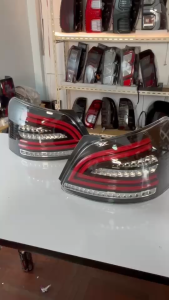 ไฟท้าย LED แอลอีดี แบบเต็ม ไฟท้ายแต่ง ไฟเท่ๆ TOYOTA VIOS วีออส ปี 08-13 ไฟวิ่ง ledทั้งดวง พร้อมสายไฟครบชุด 1 คู่ L+R