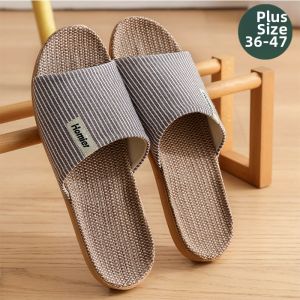 Linen Slipper for Men and Women All Seasons