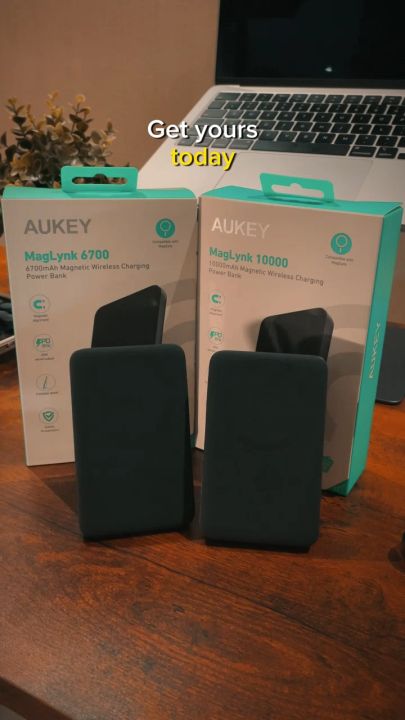 AUKEY PB-MS02/PB-MS01 MagLynk 10000mAh/6700mAh Magnetic Wireless