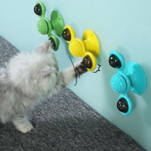 【 ᴀɴɪᴍᴀʟ sᴛᴏʀʏ sʜᴏᴘ 】 😻 ของเล่นแมว กังหันแมว กังหันลมหมุนน้องแมว ของเล่นสำหรับสัตว์เลี้ยง สินค้าดี มีคุณภาพ 😻