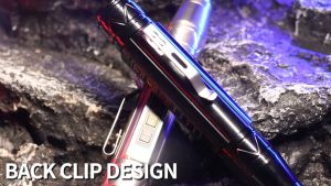 Asafee 1366 Pen UV Flashlight White/Yellow/365nm/395nm Lantern Stepless Dimming Light Money Detector Portable Lamp Waterproof With Back Clip Repalceable Holder Torch Rechargeable