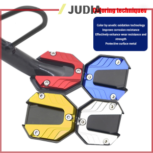 SHGMYD Phụ kiện xe máy mở rộng chân Pad hỗ trợ tấm hợp kim nhôm xe máy xe đạp chân đế mở rộng chân bên đứng