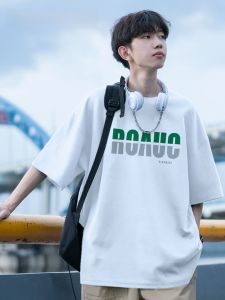 HetingHOME | เสื้อยืดคู่รักแขนสั้นหลวมๆ สำหรับฤดูร้อน ทรงหลวม ไม่ระบุเพศ เสื้อยืดคู่รักแบบลำลอง ทรงหลวม สำหรับผู้ชายและผู้หญิง