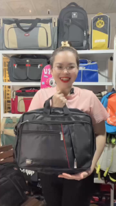 (Sale sốc) Cặp học sinh đa năng đeo chéo balo 17 inch chất Dù Xốp Thái viền mô hình cao cấp H1341