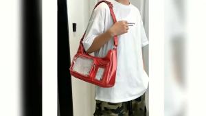 Y2k Harajuku Shoulder Bag Women Korean Transparent Ita Bag School Crossbody Bag Female Japanese Designer Preppy Handbag Purse