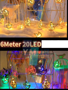 Indian Deepavali Decoration Diya Ganesha Diwali Lights 6M Deepavali Light Outdoor Waterproof Fairy Lights String Lights