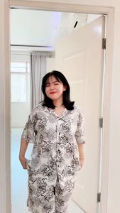 Mey Mey One Set Setelan Piyama Wanita Celana Pendek Bahan Viscose Premium