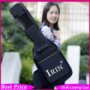 IRIN | IRIN Đàn Guitar Điện Túi Đen Chống Thấm Nước Có Dây Đeo Đôi Đệm Ba Lô Dây Đeo Vai Đàn Guitar Phụ Kiện