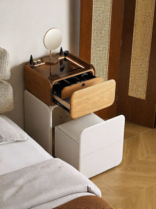 Space-saving Mini Bedside Cabinet 40cm