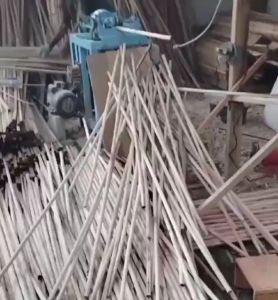 Kayu Dowel Bulat Panjang 19mm Halus Premium