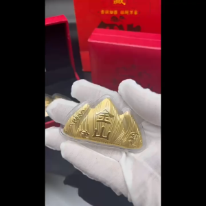 5 PCS Gold Foil Good Luck Gold Coins Creative Crafts