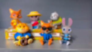Hộp Mù Zootopia Nick Judy Flash Finnick Nhân Vật Mô Hình Anime Bộ Sưu Tập Búp Bê Đồ Chơi Trẻ Em Hot