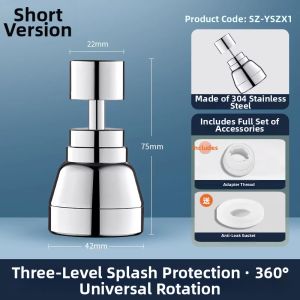 YEMO | Universal Directional Faucet Extender Splash Guard