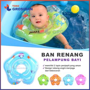 Swim Trainer Pelampung Renang Bayi: Alat Bantu Renang Bayi Supaya Lebih Aman Swimming Baby Ban Renang Ring Neck