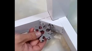 TLE 18 in 1 Multifunction Snowflake Snow Wrench Screwdriver Portable Bike Camp Hiking Repair Tool Outdoor Keychain Spanner